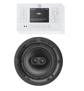 Obrázek z Q Acoustics E120 + Qi65C ST/pár/bílá 