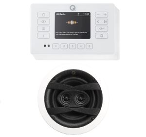 Obrázek z Q Acoustics E120 + Qi65CW ST/pár/bílá 