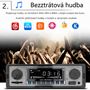Obrázek z 1DIN autorádio retro design / Bluetooth / USB / SD / AUX 