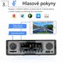 Obrázek z 1DIN autorádio retro design / Bluetooth / USB / SD / AUX 