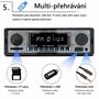 Obrázek z 1DIN autorádio retro design / Bluetooth / USB / SD / AUX 